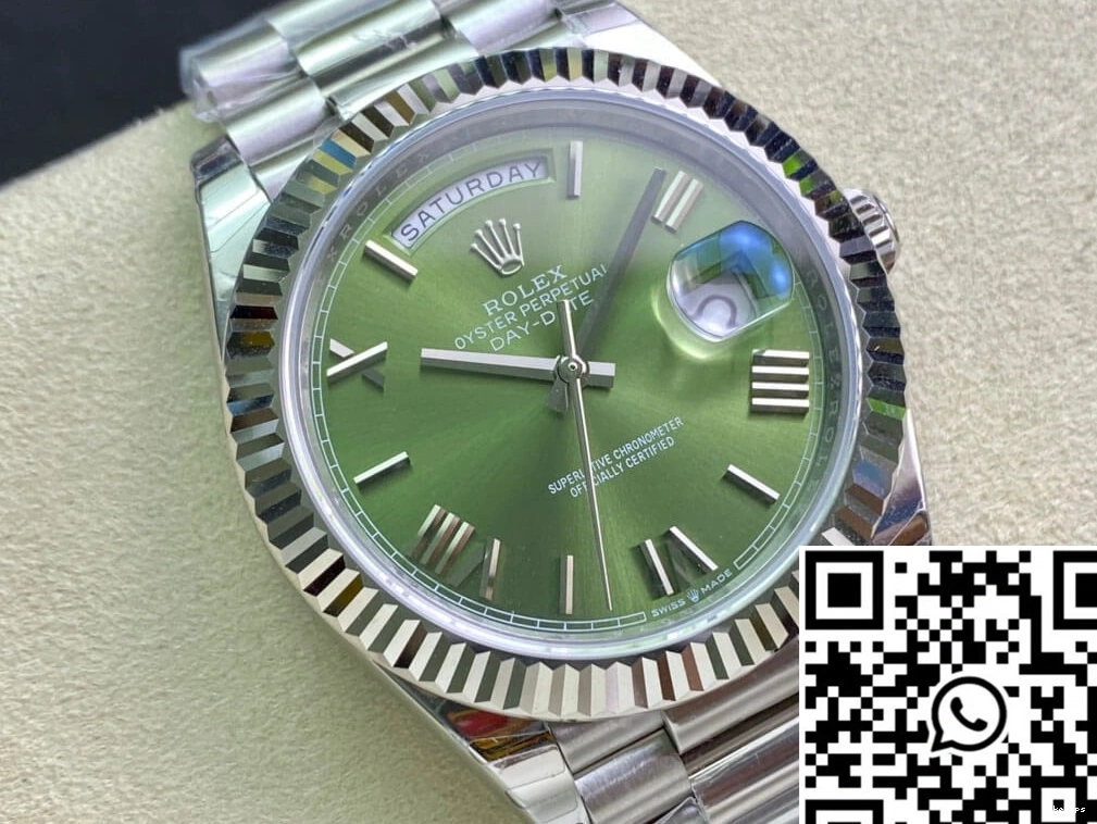 EW Olive Factory Green M228239-0033 Day Date Dial Rolex 0809